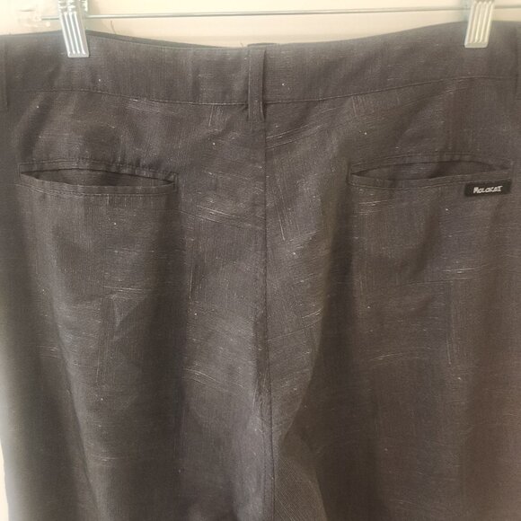 Molokai Surf Co Board Shorts Black Heathered Wet Dry Board Walkshort Size 38 - Picture 5 of 12